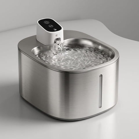 Fontanella Senza Fili in Acciaio Inox