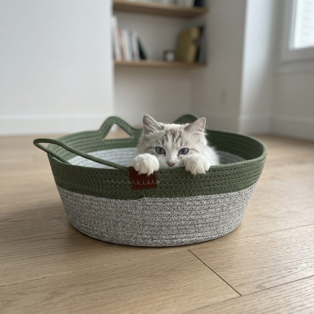 La Cuccia del Gattone: letto rilassante e tiragraffi naturale