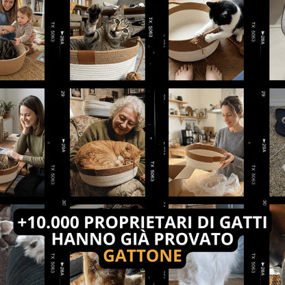 La Cuccia del Gattone: letto rilassante e tiragraffi naturale