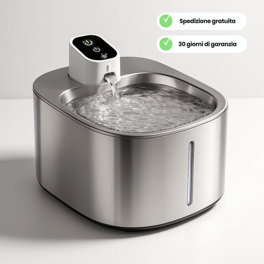 Fontanella senza fili 4 L in acciaio inox premium