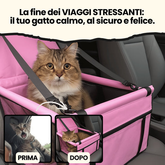 Il Seggiolino Comfort Gattone - Viaggia in totale sicurezza e senza stress