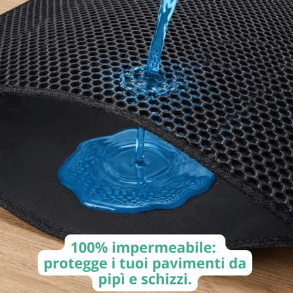 Tappetino cattura lettiera per gatto - Pavimenti sempre puliti!