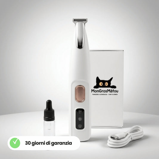 Tosatrice per gatti Gattone: dolcezza e sicurezza