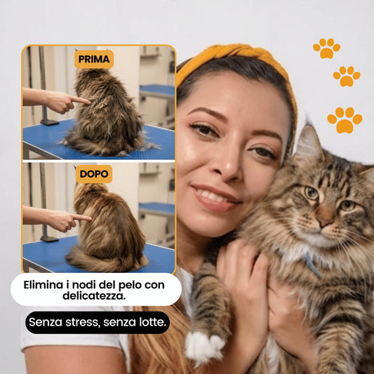 Tosatrice per gatti Gattone: dolcezza e sicurezza